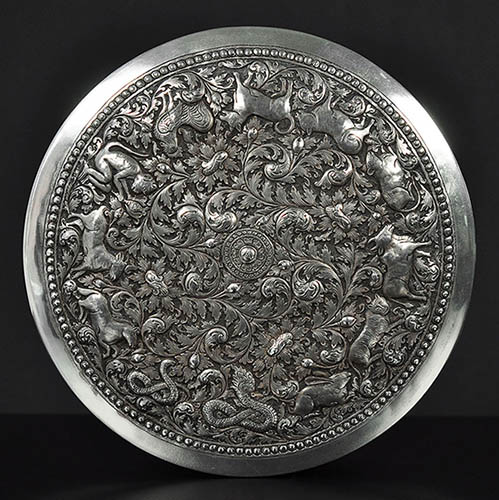silver box, Chinese zodiac, Tailand